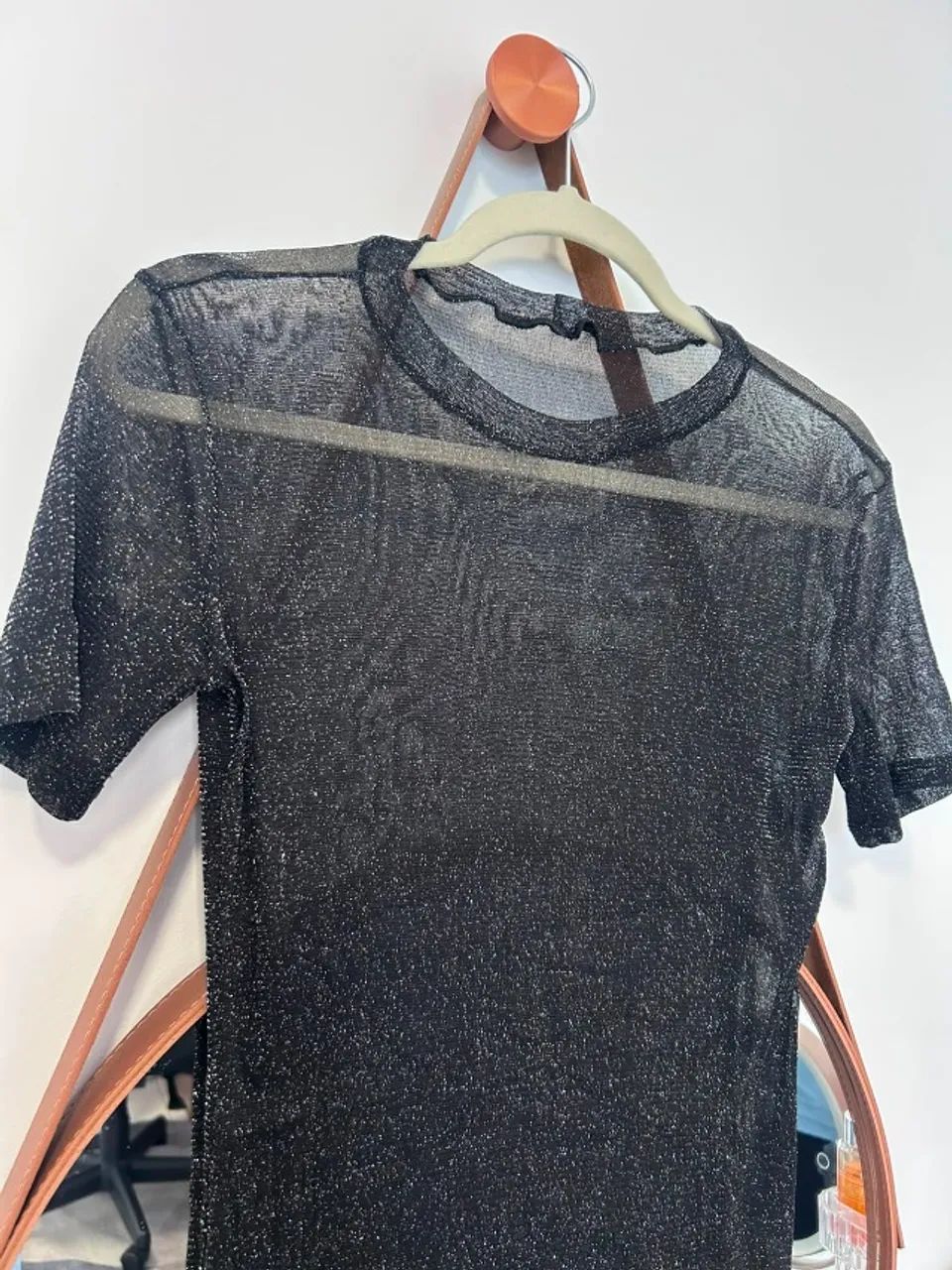 Blusa tela transparente - Foto 5