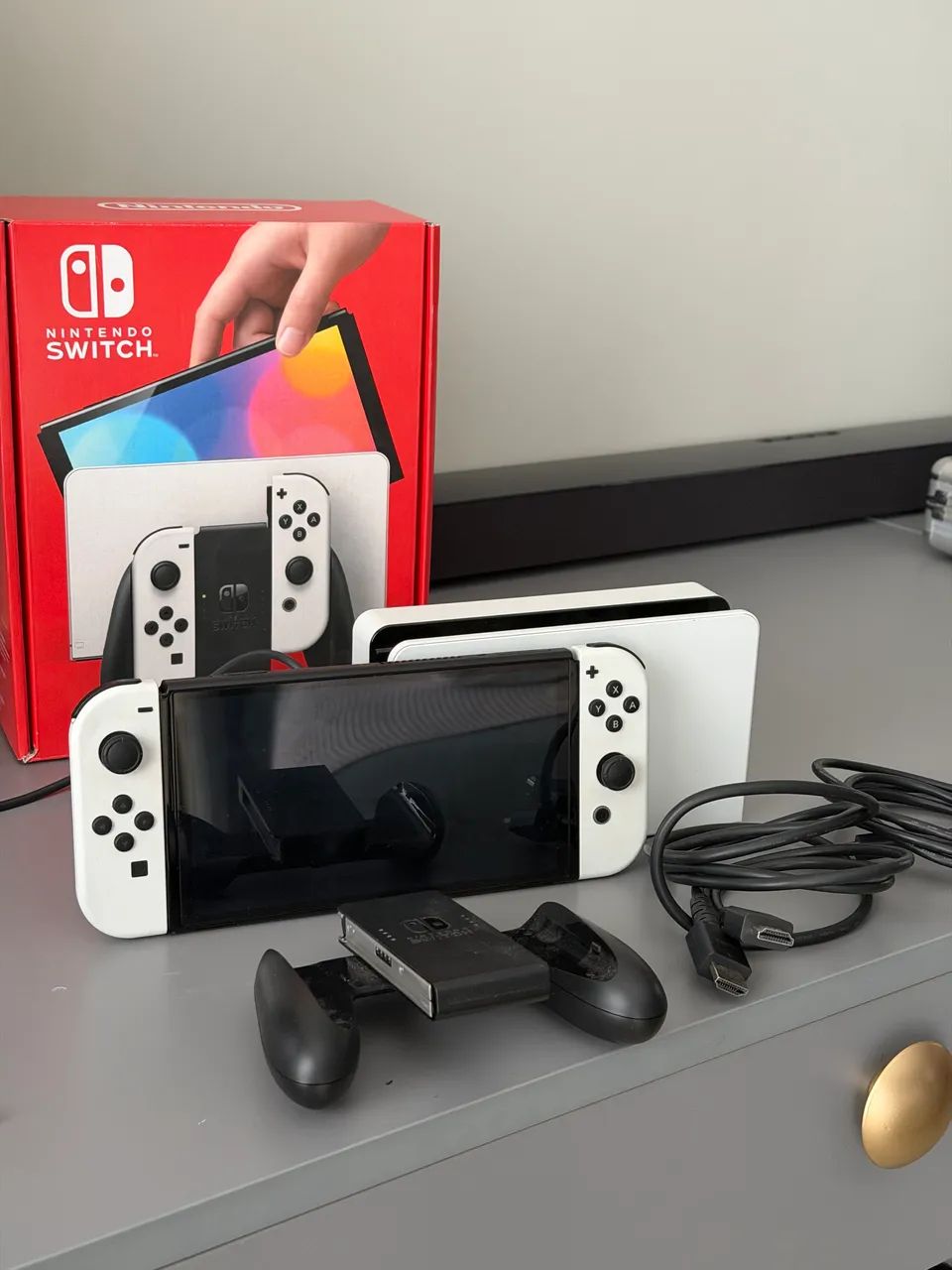 Console Nintendo Switch OLED - Branco - Foto 2