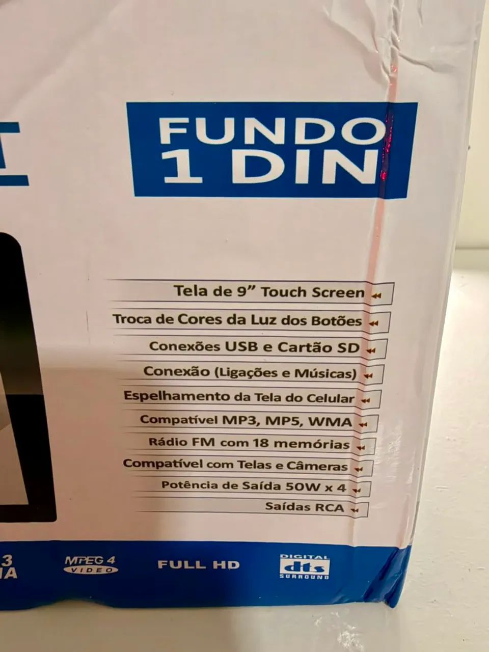 Multimídia 9 polegadas 1Dim  - Foto 4