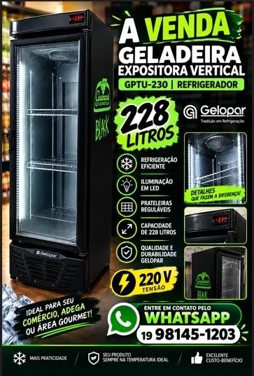 Geladeira expositora 