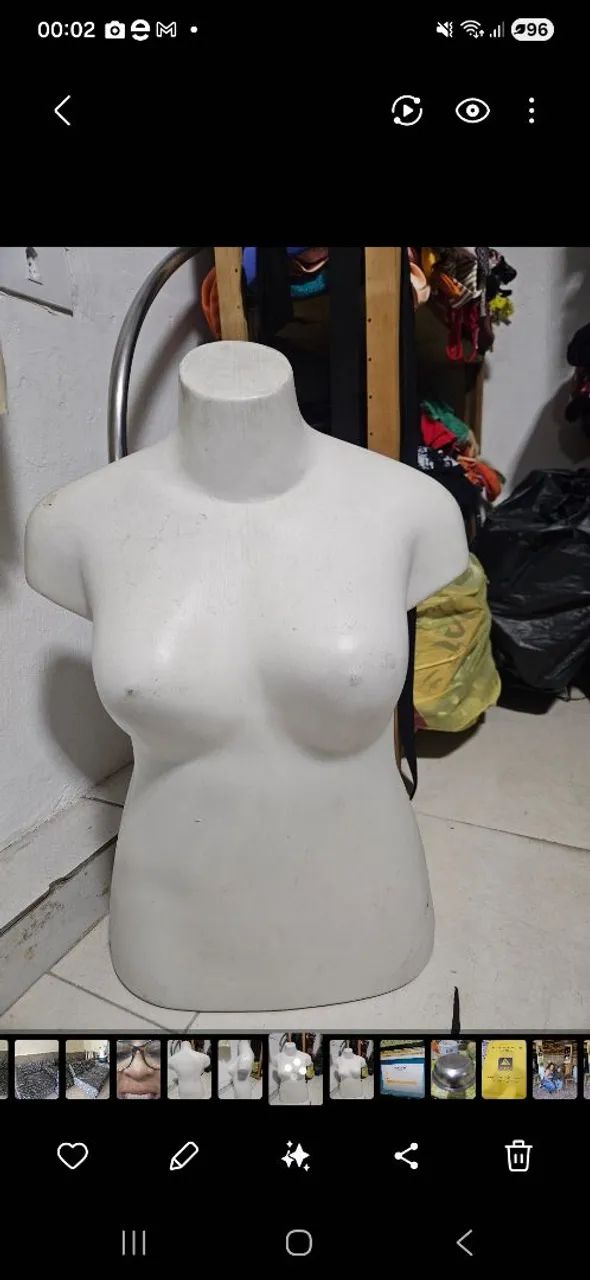 Manequim de busto usado feminino plus size - Foto 4