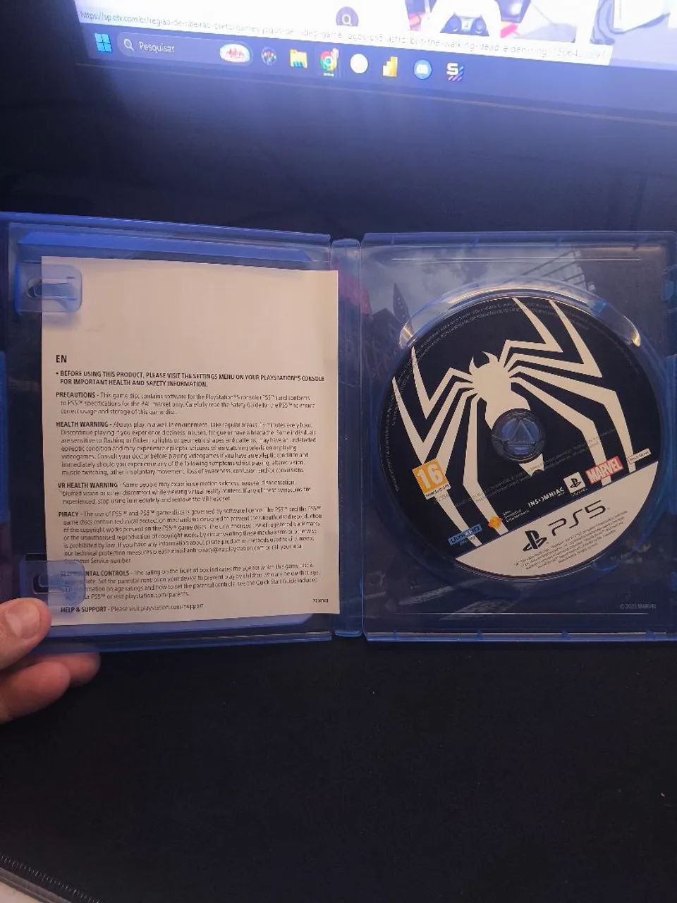 Jogo ps5 spider man 2 inglês  - Foto 3