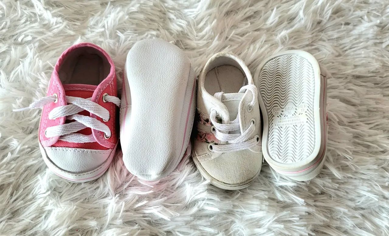 2 tênis de bebê número 16  - Foto 3