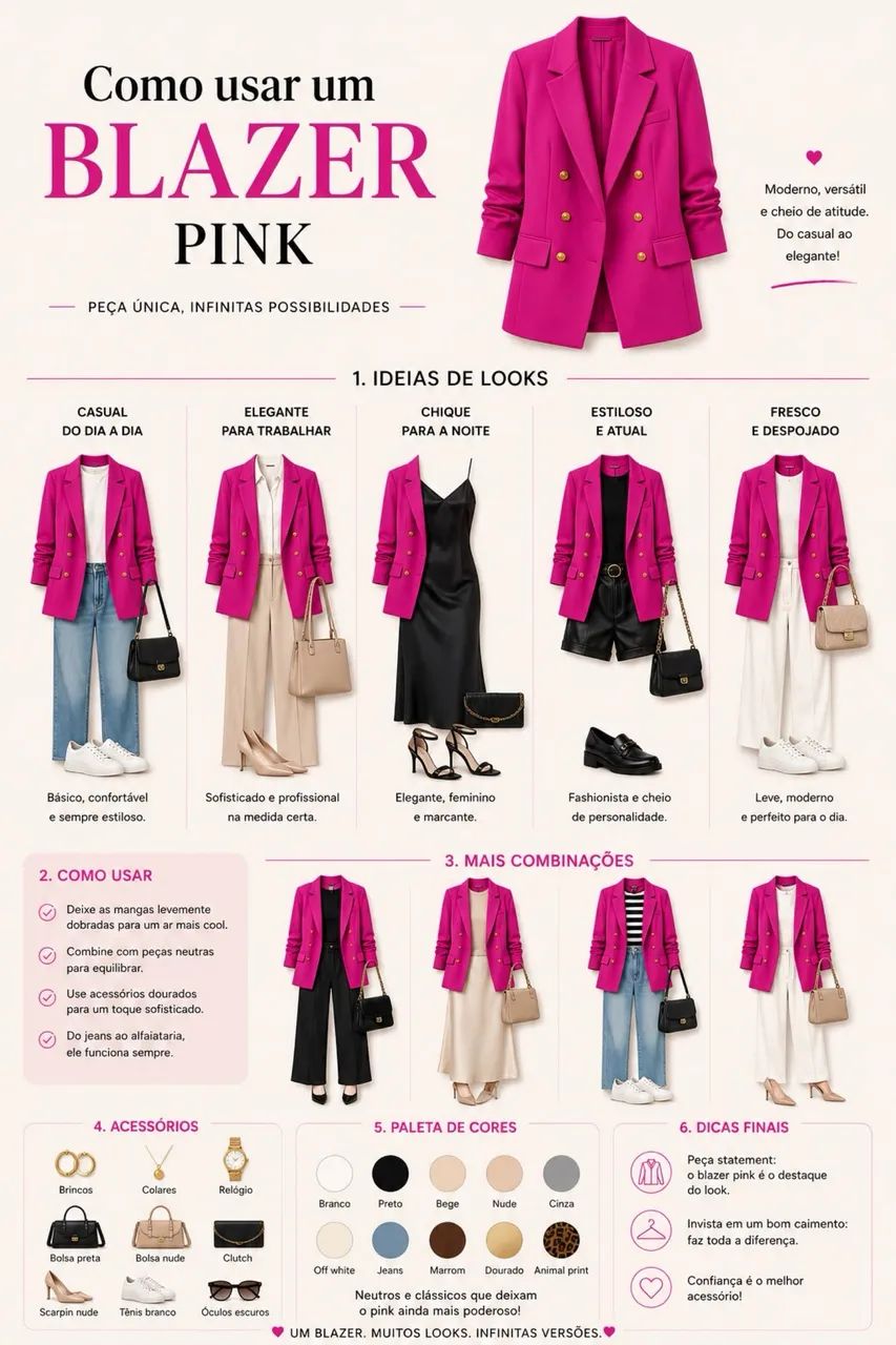 Blazer Rosa - Foto 2