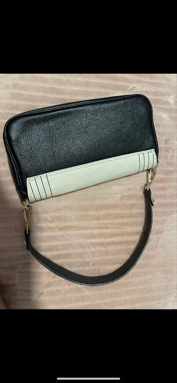 Bolsa Jorge Bischoff couro legítimo  - Foto 2