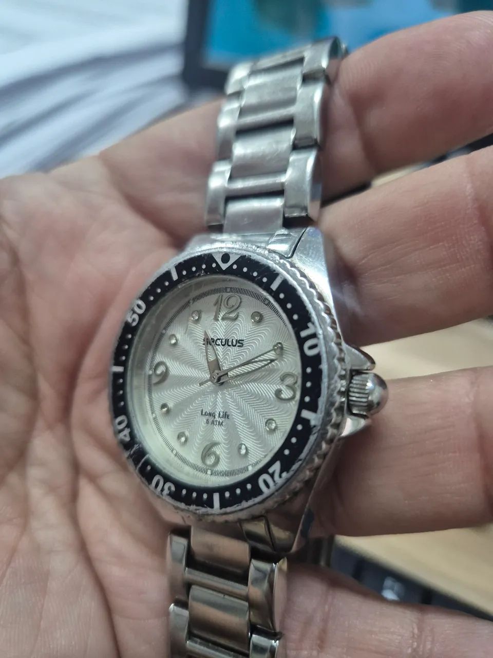 Relógio SECULUS DIVER  VINTAGE À QUARTZ -  ÓTIMO ESTADO - Foto 4