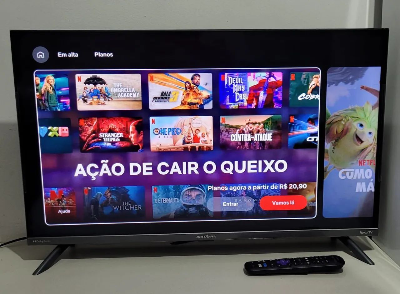 SMART TV BRITÂNIA 32" LED FULL HD  - Foto 3
