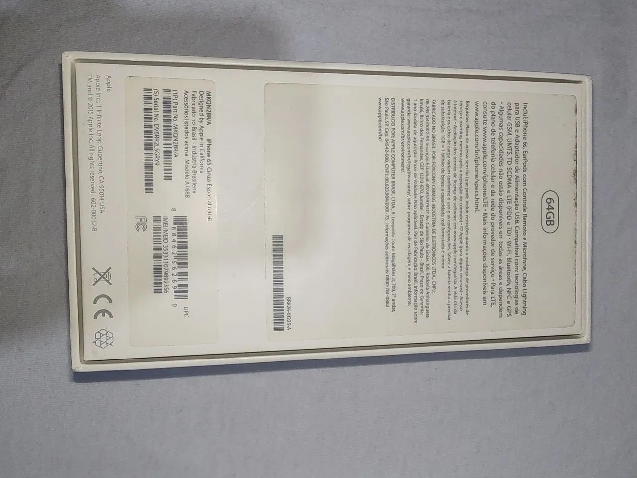 Caixa iPhone 6s.. vazia.. - Foto 2