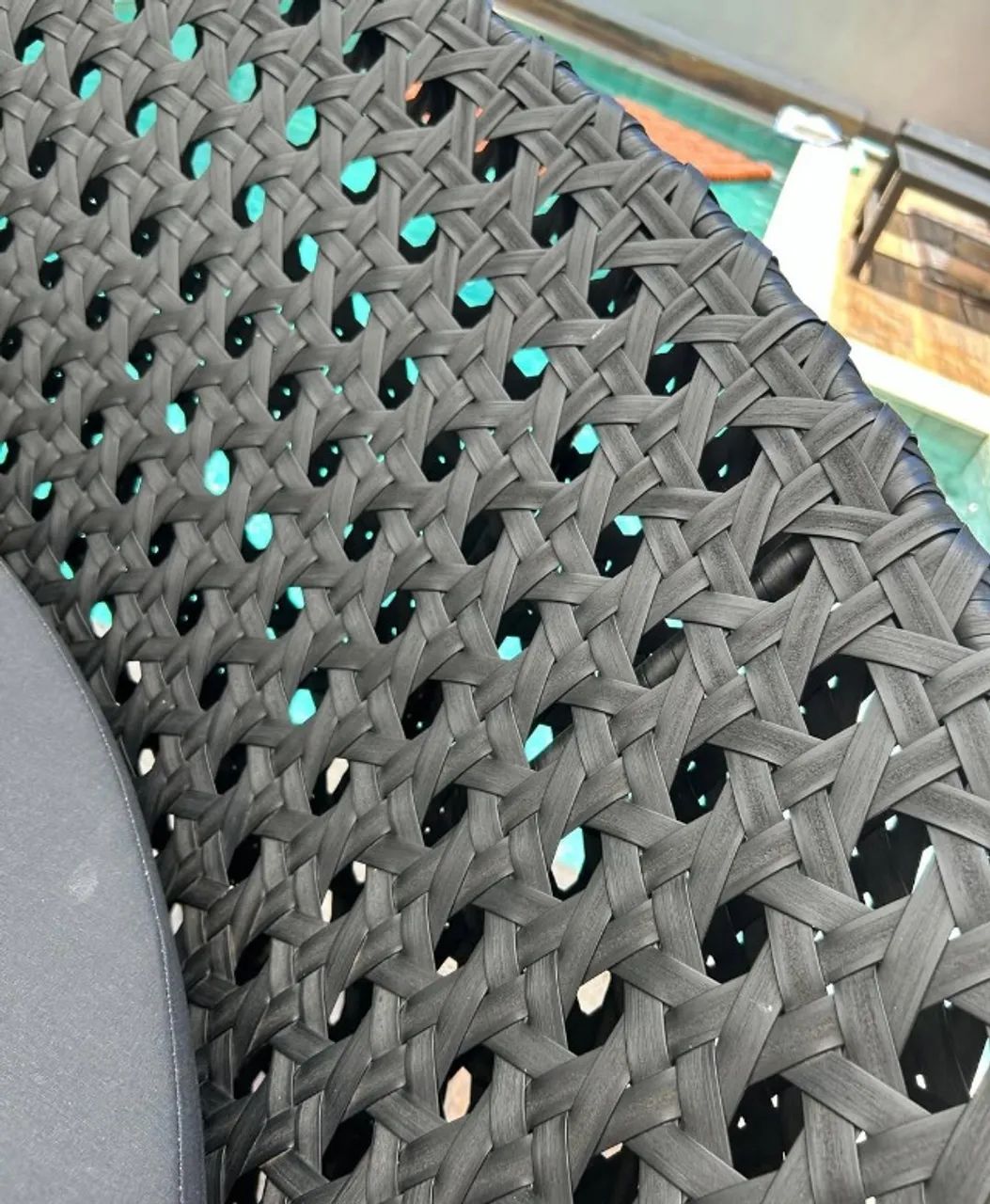 CHAISE DE FIBRA SINTÉTICA TRAMA BOLINHA  - Foto 2
