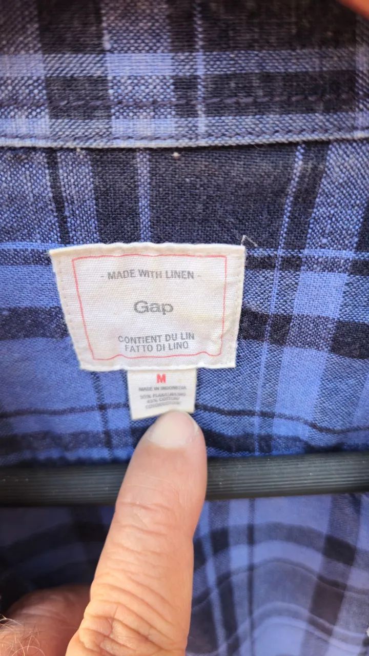 Camisa de flanela Gap M - Foto 2