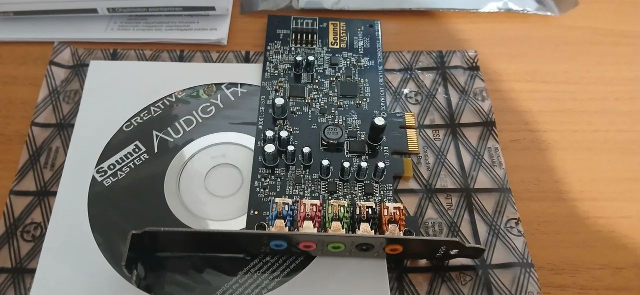 Placa de som Sound Blaster Audigy FX  - Foto 2