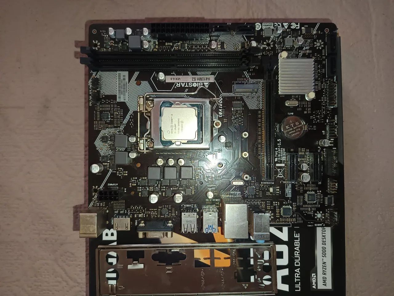 Kit intel i3-10100f + biostar h410mh s2 ver 6.0 - Foto 2