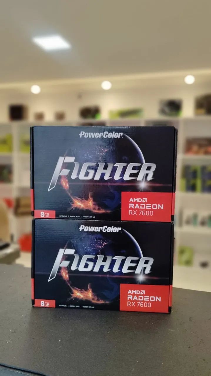 Placa de vídeo RTX 7600 8GB AMD RADEON