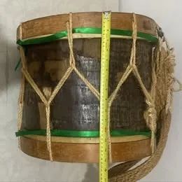 Alfaia Tambor de Maracatu - Madeira e Corda Tocar ou Decoração - Foto 3