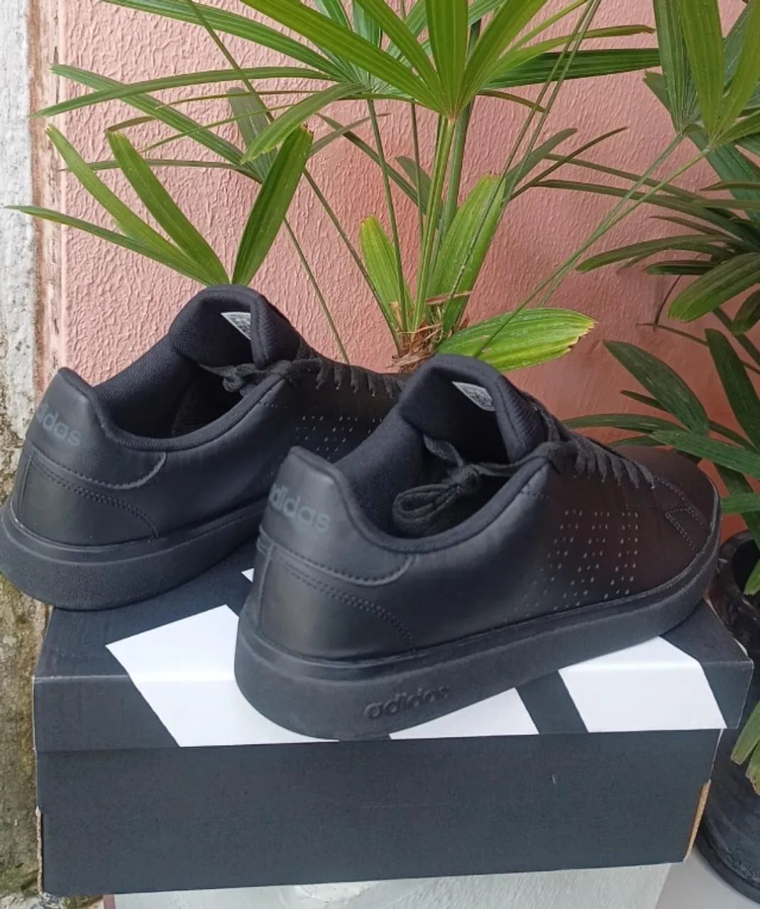 Tênis Adidas Advantage Base 2.0 Masculino - Preto - Tamanho 40 Tênis Adidas Advantage Base 2.0 Masculino - Preto - Tamanho 40