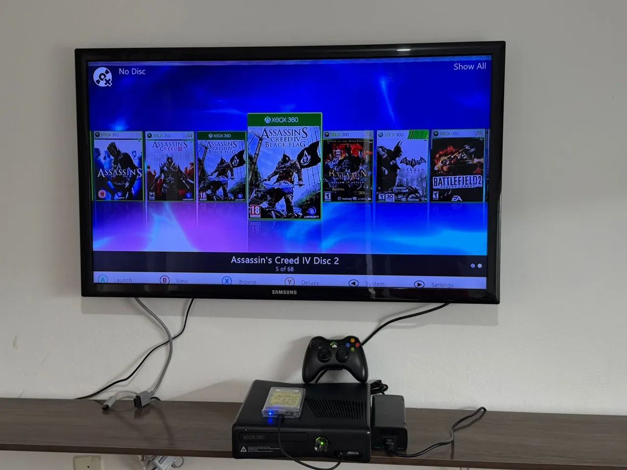 Xbox 360 + 70 jogos - Foto 3