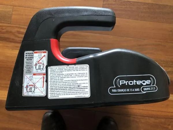 Cadeirinha para Auto - Booster - Protege - Mescla Preto e Cinza