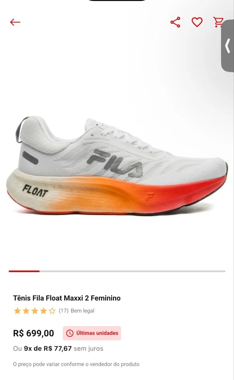 Tênis de corrida Fila - Foto 3