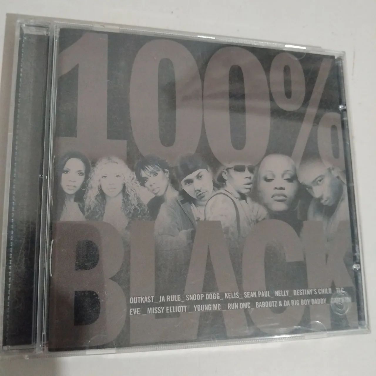 Cd 100% Black ano 2004  rap hip-hop internacional