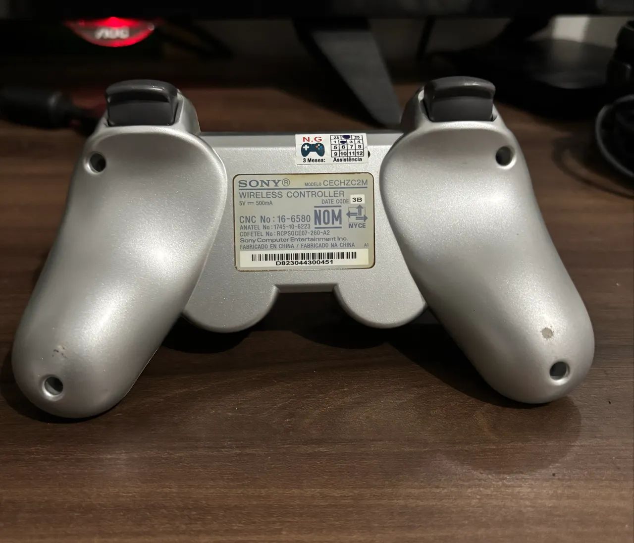 Controle PS3 Prata  - Foto 3