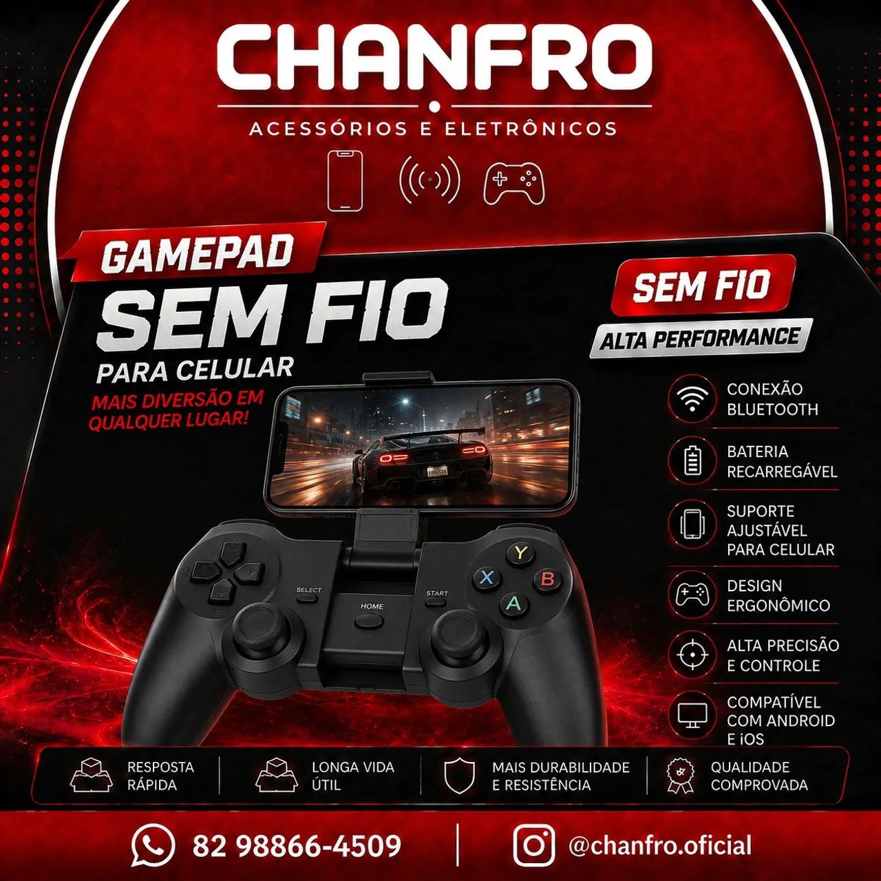 Controle Gamepad 