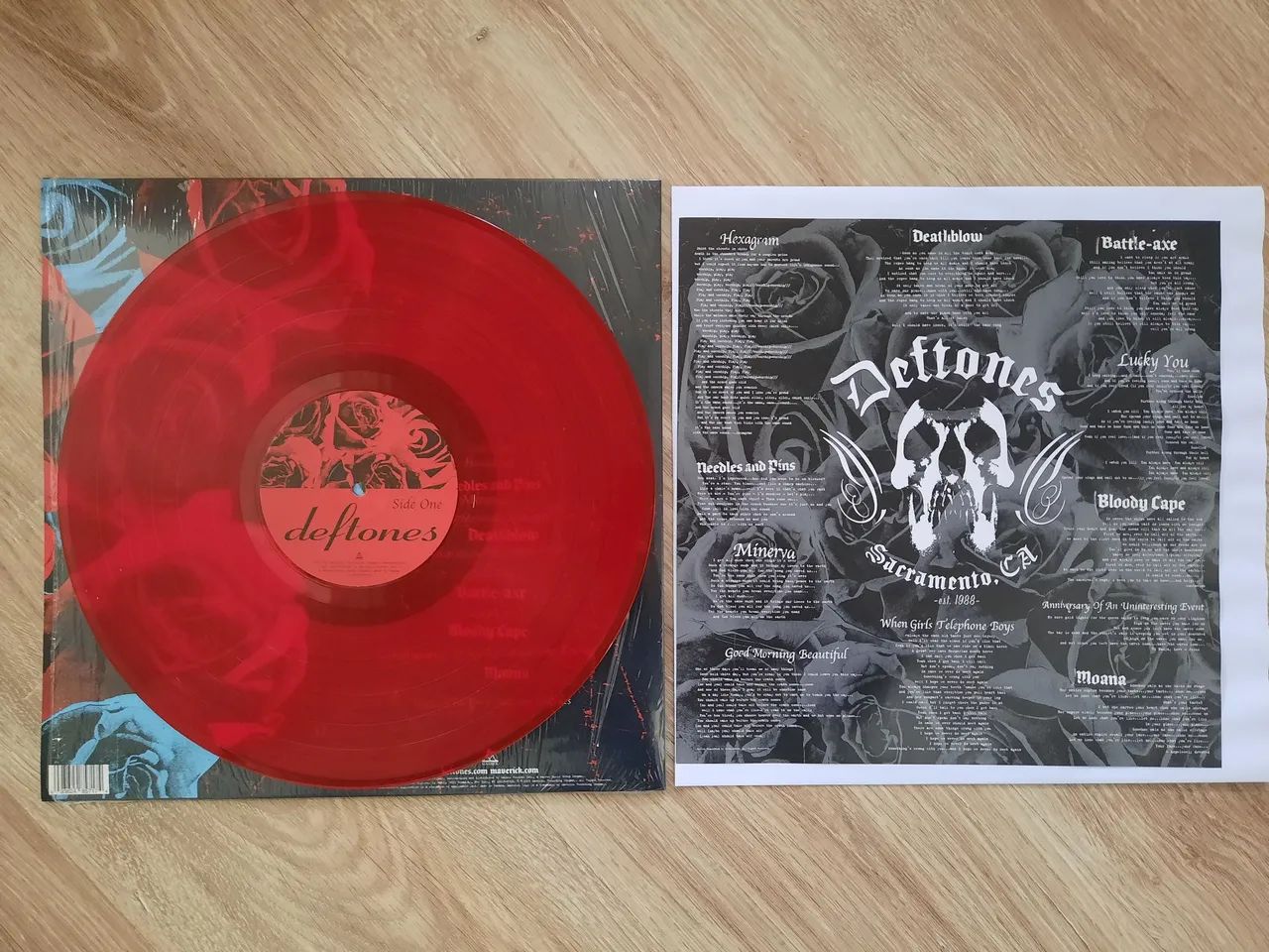 Vinil Deftones limited edition LP ruby - Foto 2