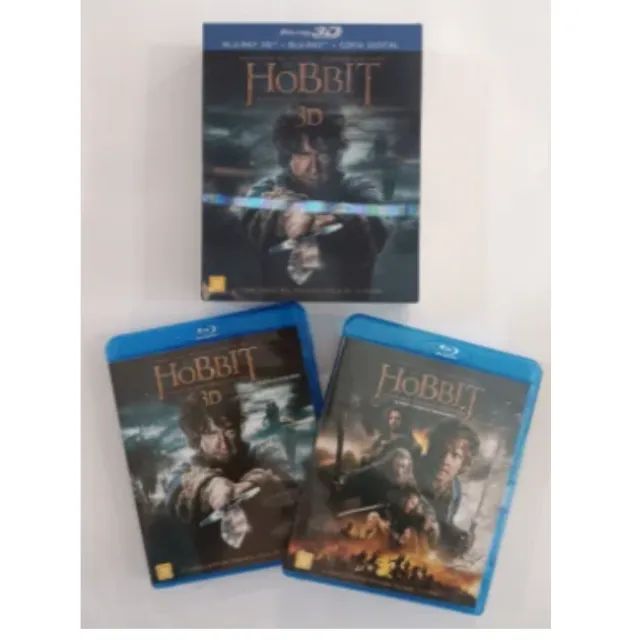 O Hobbit A Batalha Dos Cinco Exércitos Blu-ray 3d + Blu-ray (Usado) - Foto 2