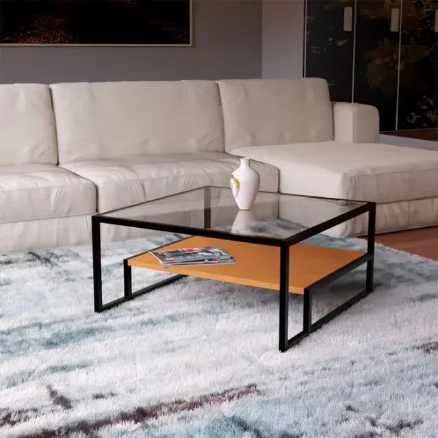 Mesa de centro industrial moderno Toledo - Foto 2