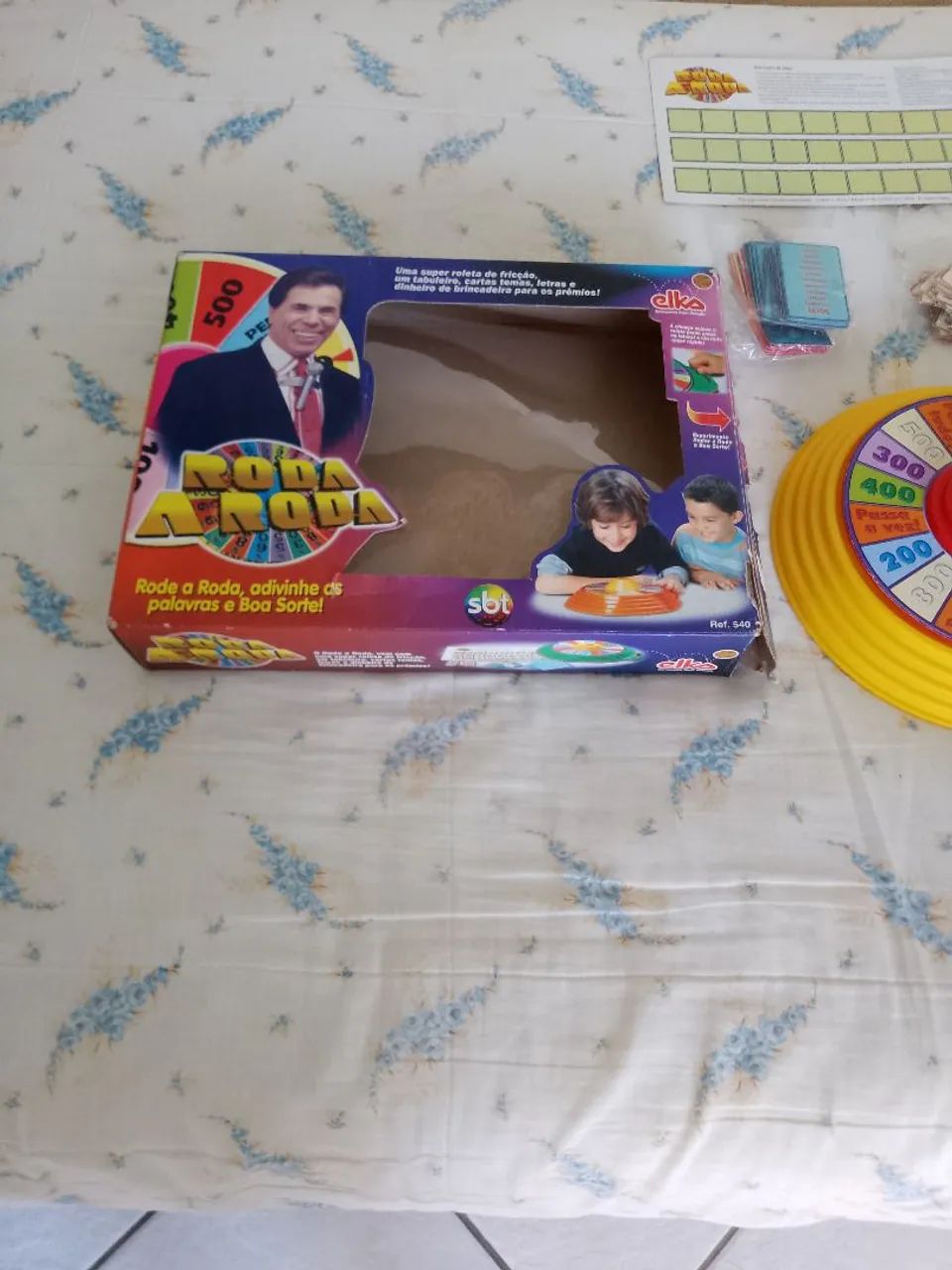 Jogo roda roda Silvio Santos.