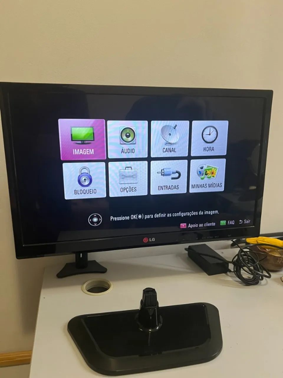 TV LG de 22 polegadas não Smart (geralmente encontrada como TV/Monitor - Foto 4