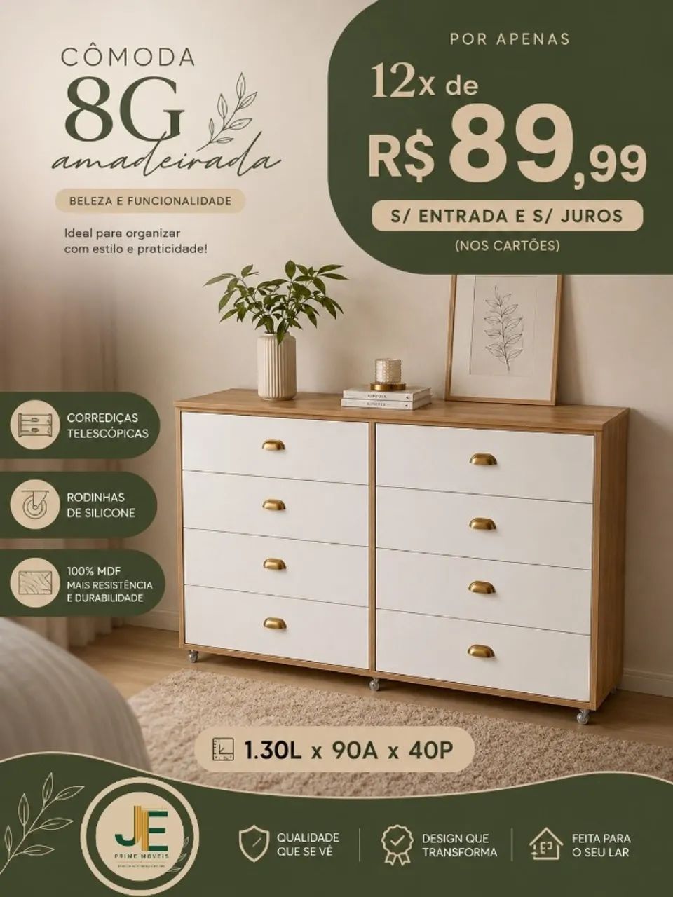 CÔMODAS, CÔMODAS SAPATEIRA, ORGANIZE SEU QUARTO - Foto 2