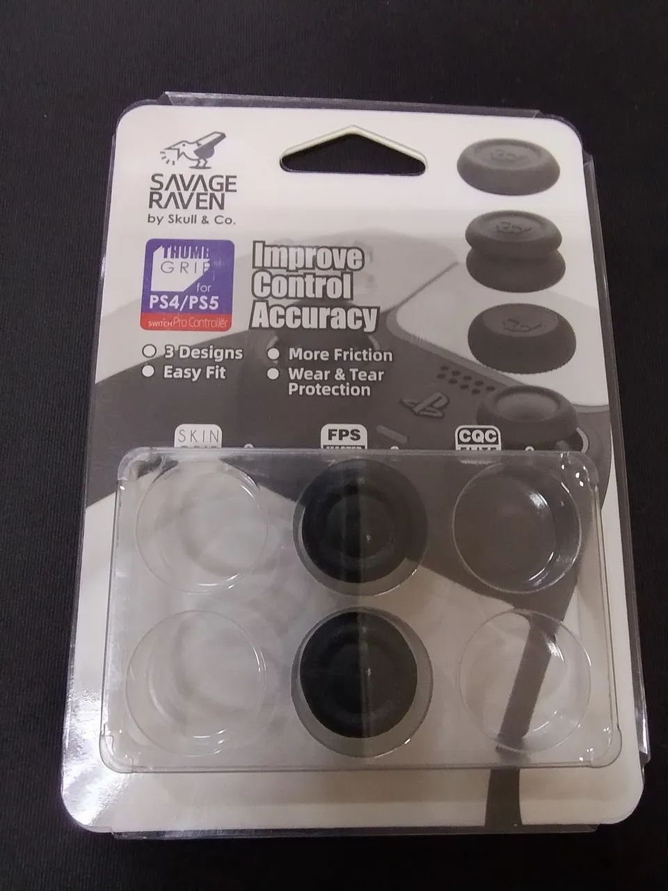 Grip Skull & Co. Preto FPS Master For Ps4/PS5/Switch ProController