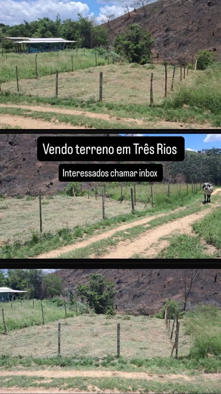 Vendo terreno em Três Rios 