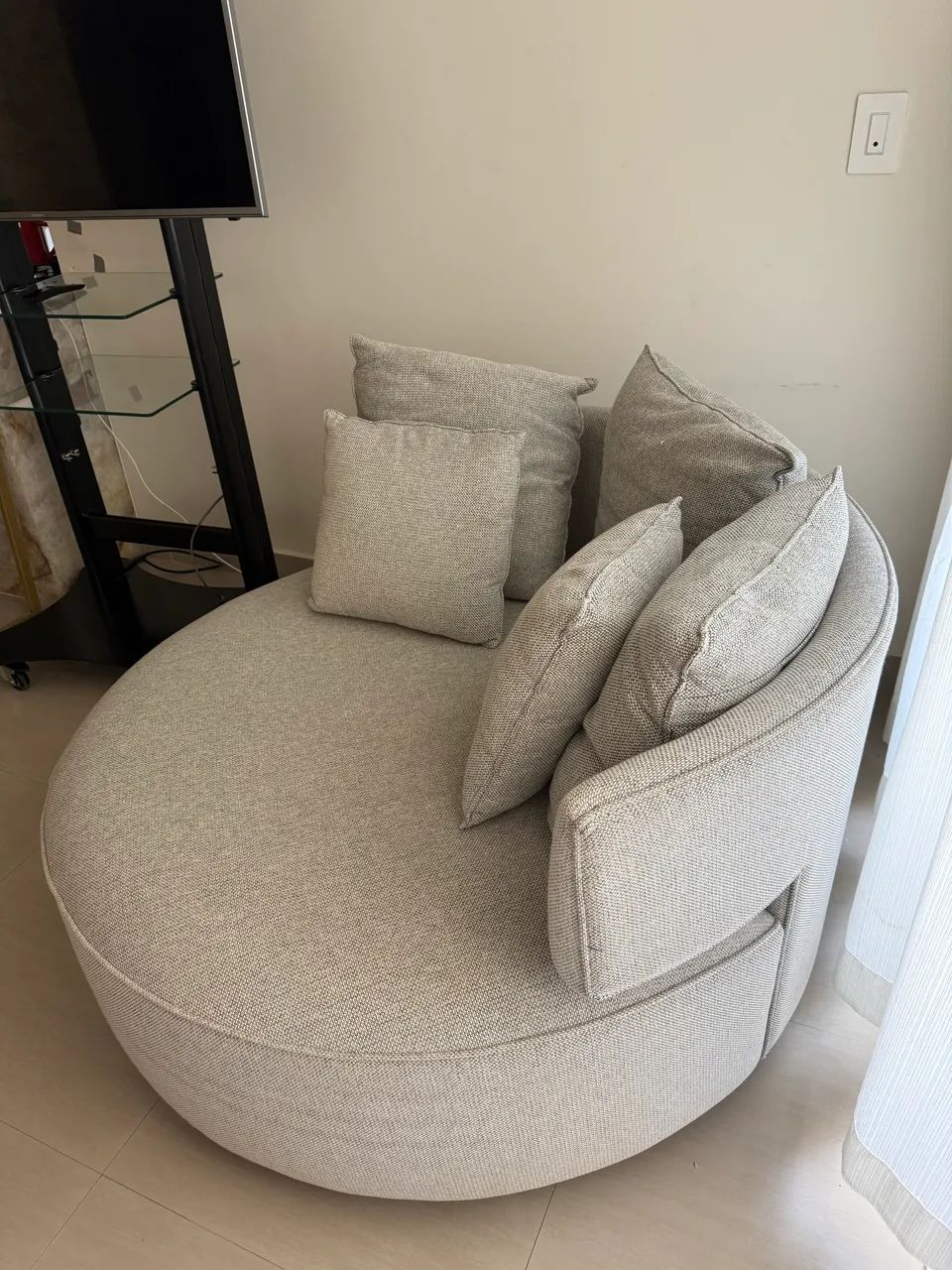 Chaise redonda para Sala - Foto 2
