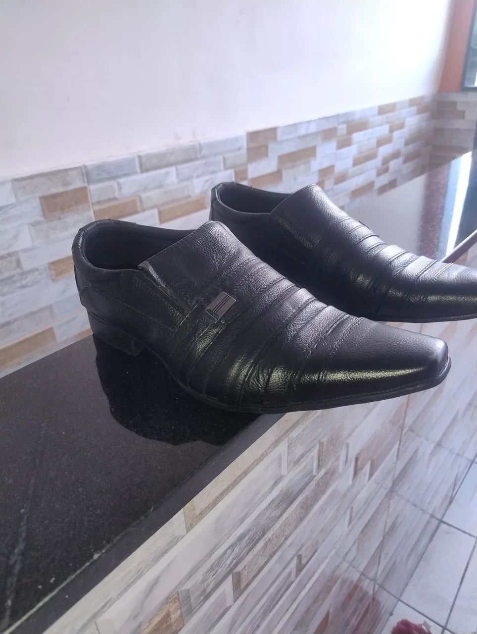 Sapato masculino couro legítimo  - Foto 5