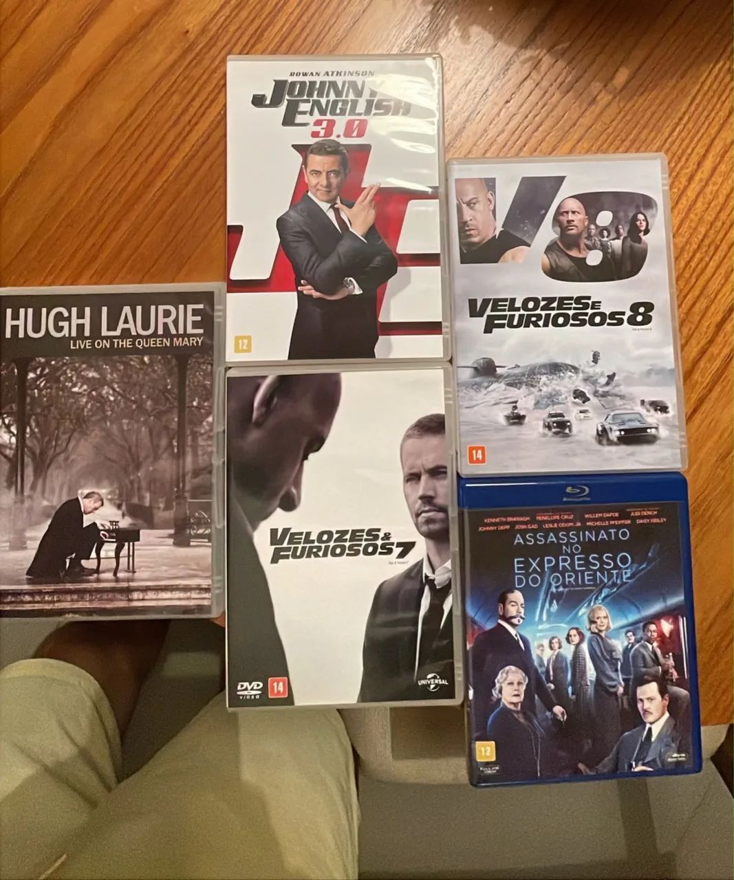 Coleção com 5 DVDs