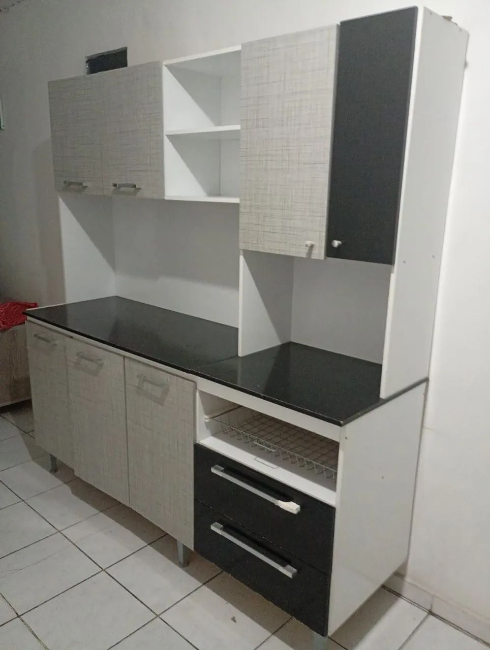 Armário de cozinha.