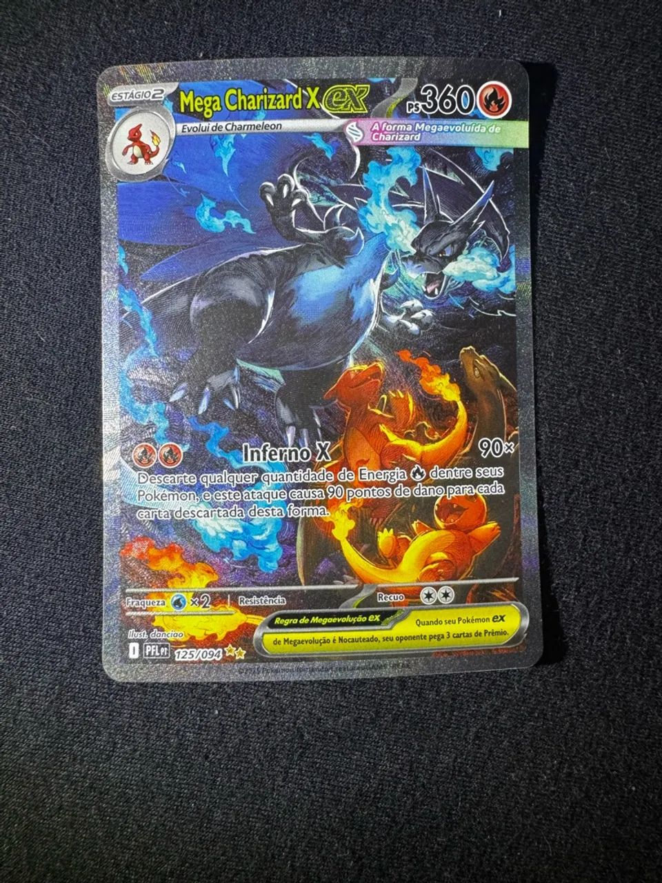 Carta Pokémon mega dragonite ex 