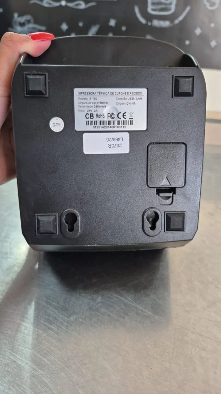 Impressora Térmica de Etiquetas C3Tech IT-200 USB e Rede - Funcionando - Foto 4
