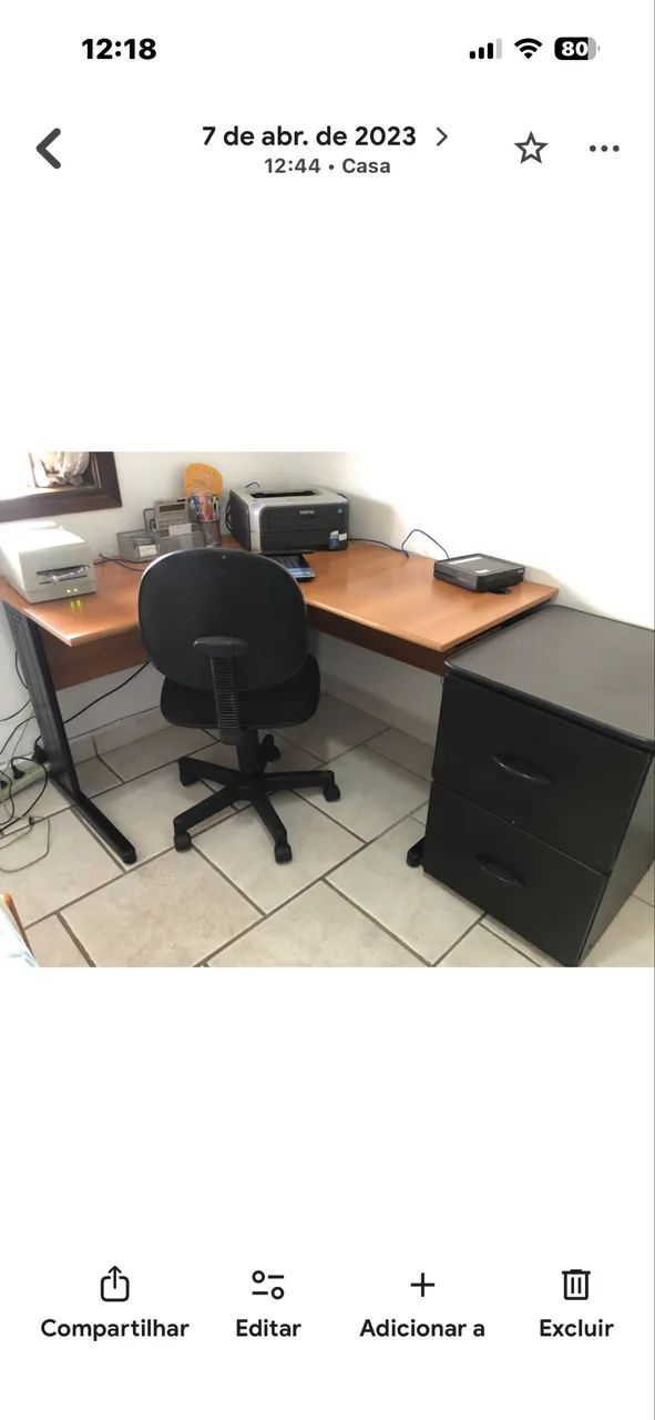 Mesa de escritório em L - Foto 2