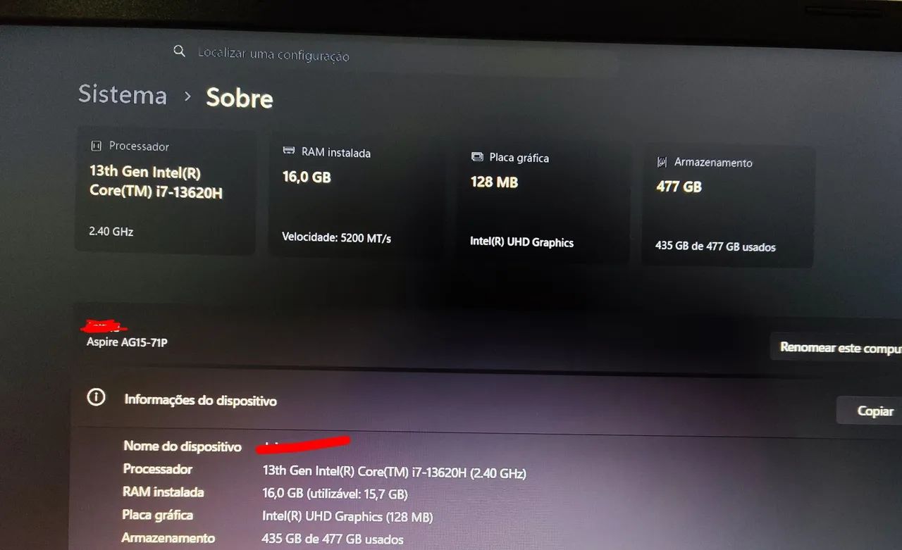 NOTEBOOK ACER ZERADO - Foto 4