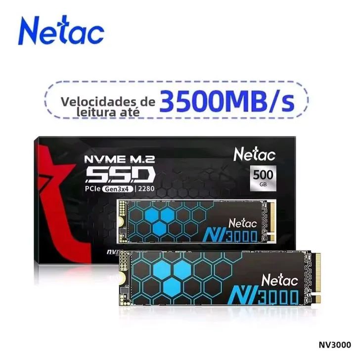 SSD NVMe M2 Netac 500GB