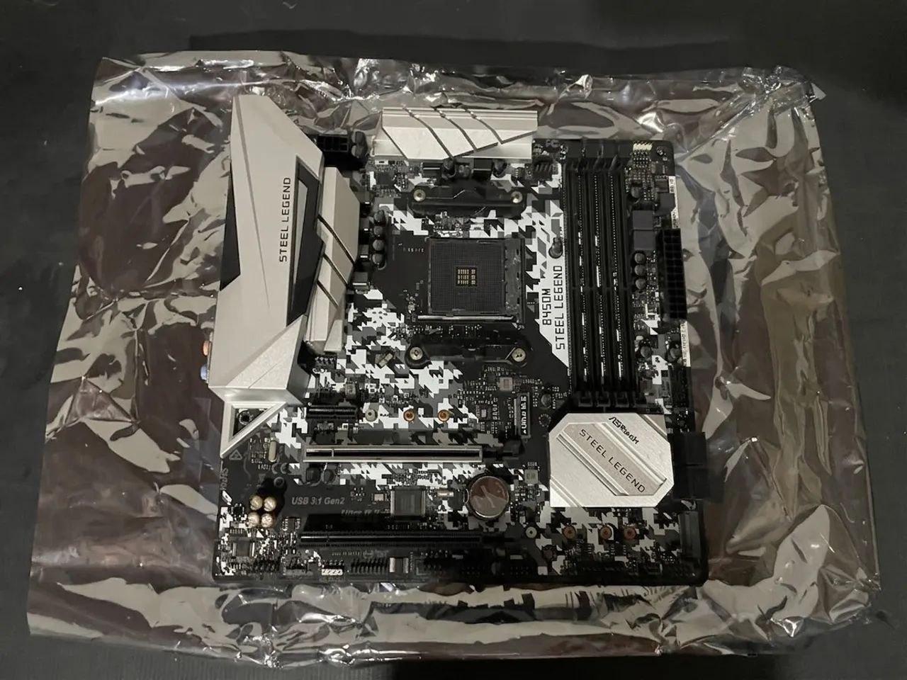 Placa Mãe Asrock B450M Steel Legend - Foto 2
