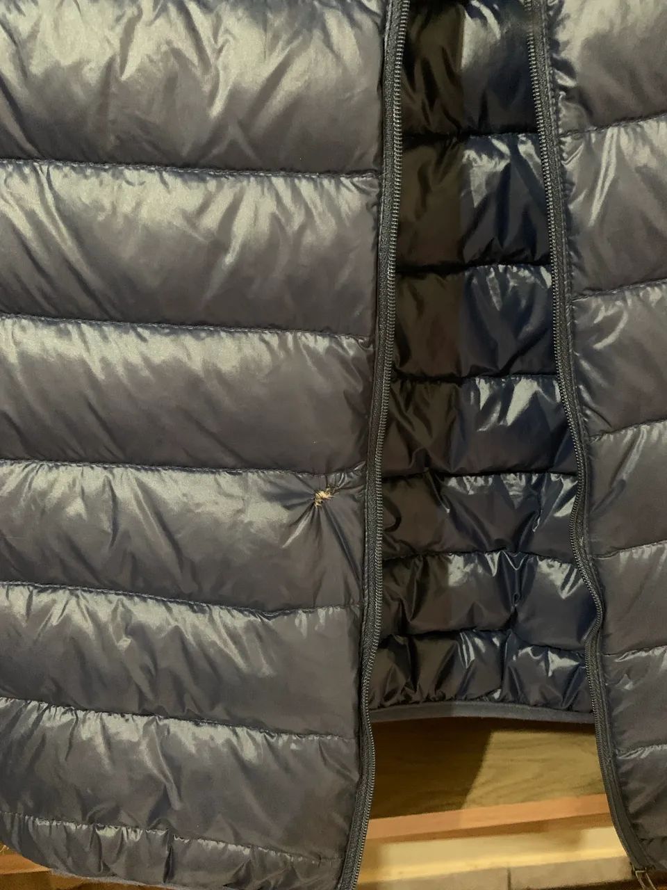 Colete Puffer Masculino Azul M - Foto 4