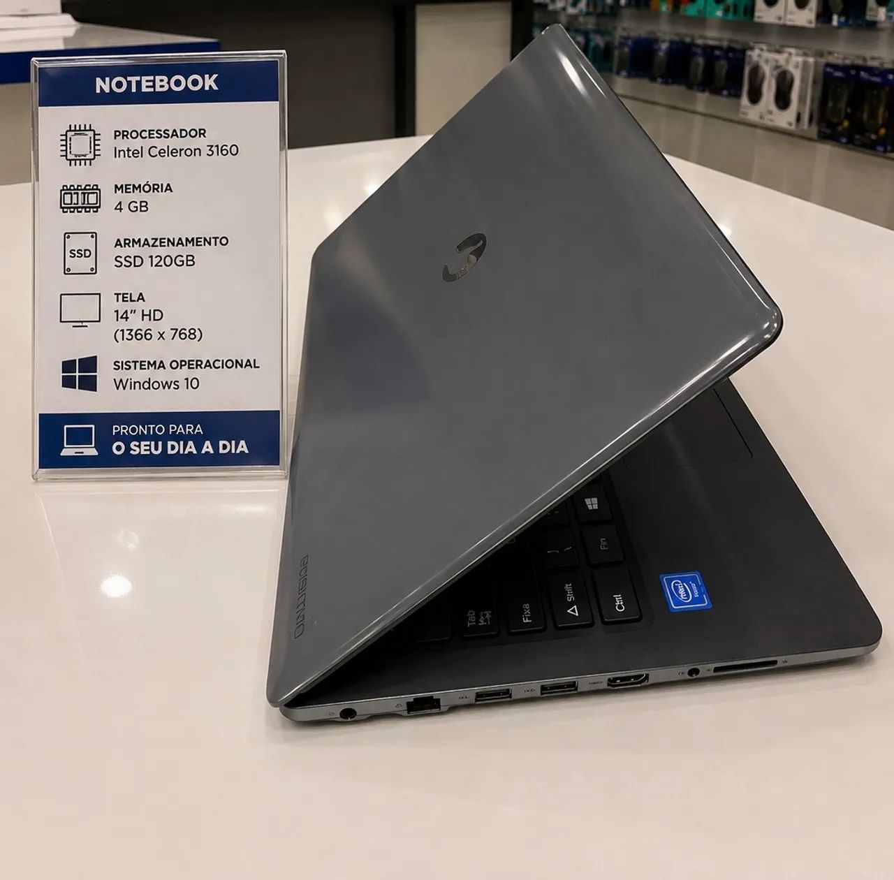 Notebook positivo para estudos 