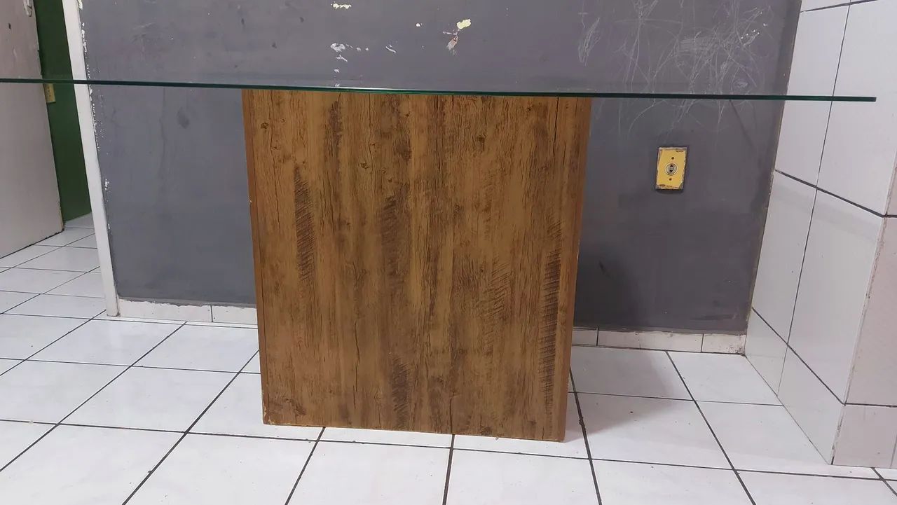 Mesa de vidro 6 lugares - Foto 5