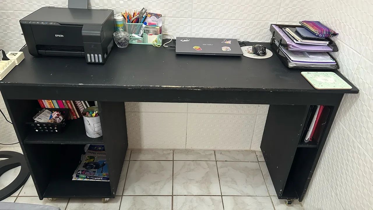 Mesa de compensado 1,60x87x60 - Foto 5