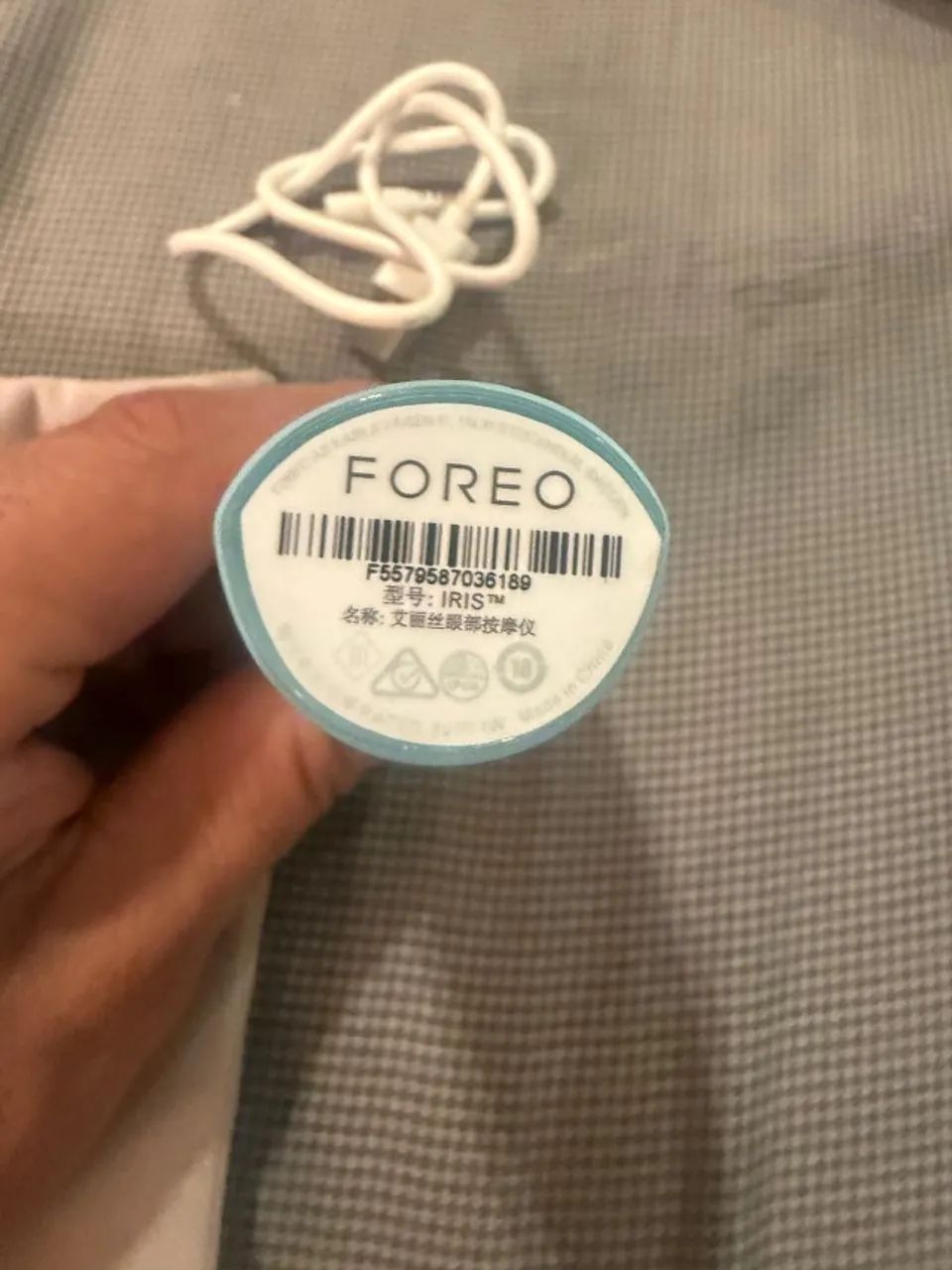 FOREO IRIS Massageador de Olhos Original + Cabo e Bolsa - Foto 2