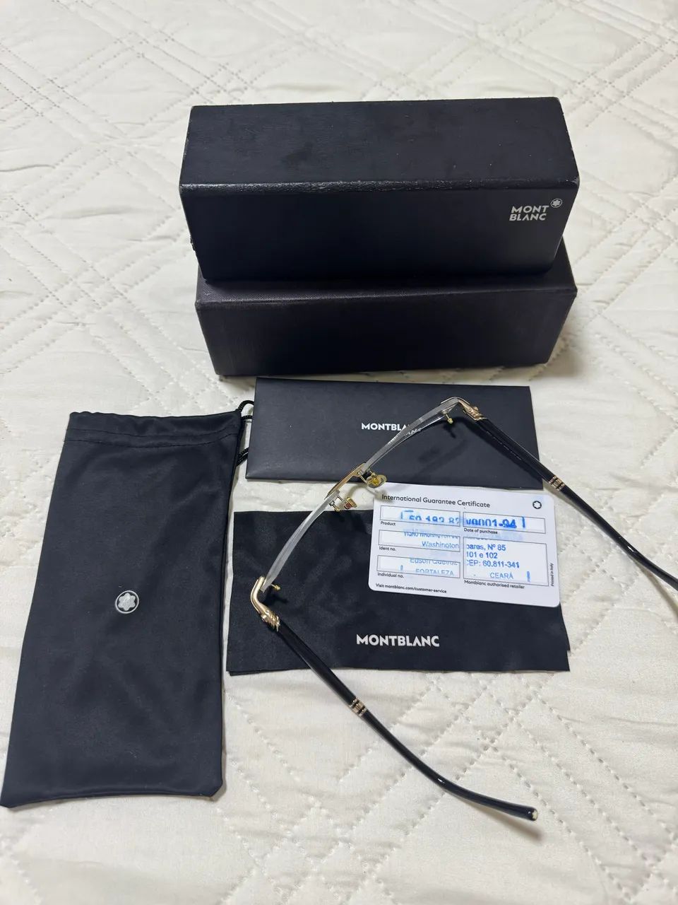 Oculos Montblanc Homenagem ao centenário da caneta Meisterstück  - Foto 3