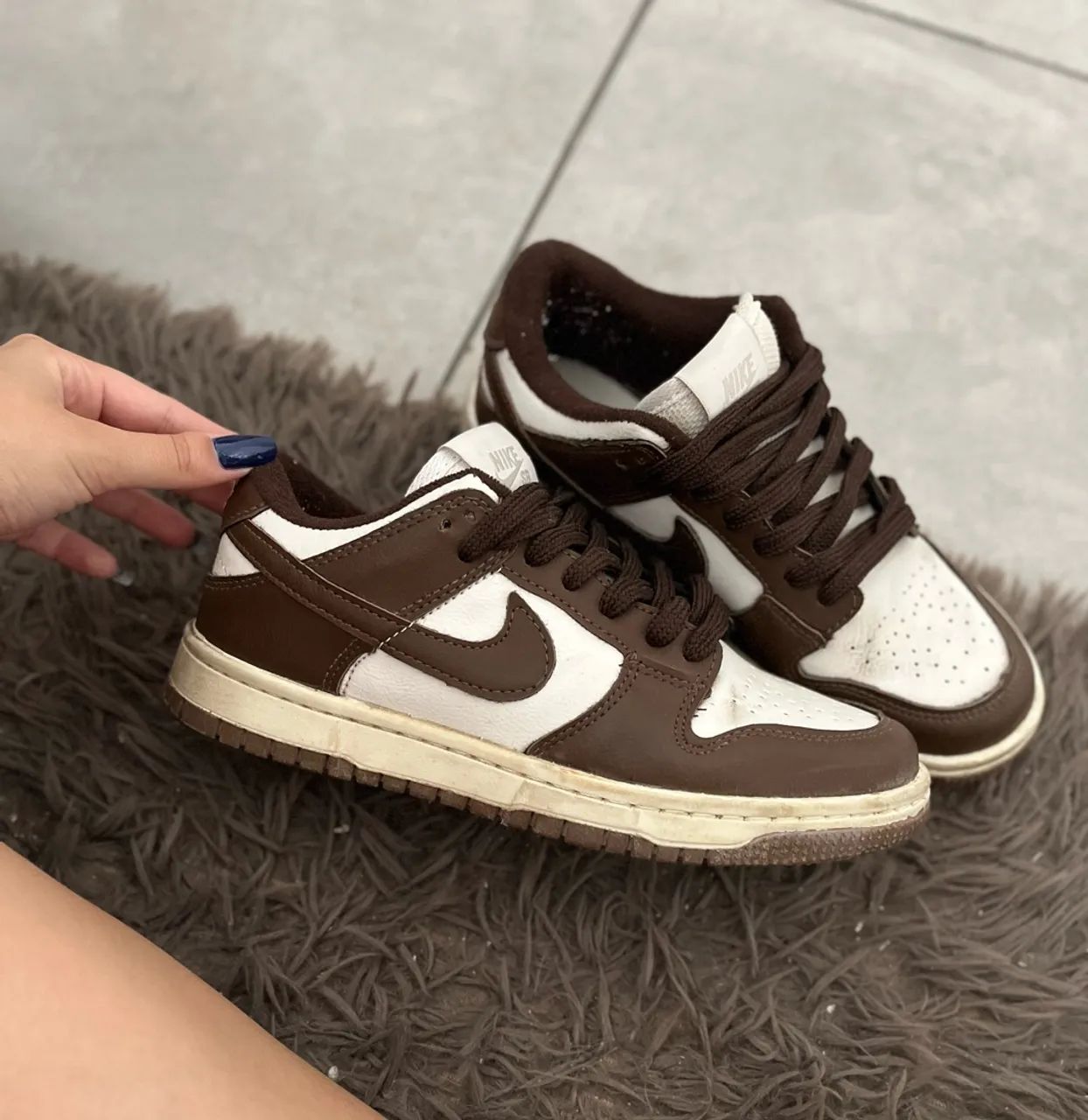 Nike Dunk marrom tamanho 36 - Foto 2
